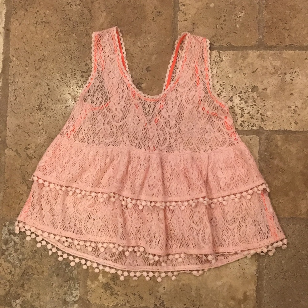 Free People Lace top!